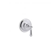 Kohler T72770-4-CP - Artifacts® MasterShower® transfer valve trim with lever handle