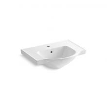 Kohler 5248-1-0 - Veer® 24'' square pedestal bathroom sink