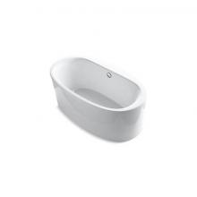 Kohler 6368-0 - Sunstruck® 65-1/2'' x 35-1/2'' freestanding bath, straight shroud
