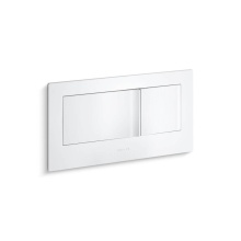 Kohler 6298-0 - Veil® Flush actuator plate for 2''x6'' in-wall tank and carrier system