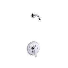 Kohler TLS98009-4-CP - July® Rite-Temp® shower trim kit, without showerhead