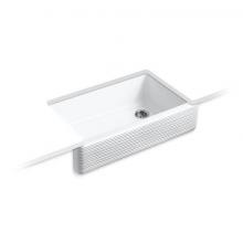 Kohler 6351-0 - Hayridge® Whitehaven® 35-11/16'' undermount single-bowl farmhouse kitchen sink