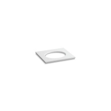 Kohler 5421-S33 - Solid/Expressions® 25'' vanity-top with single Verticyl® oval cutout