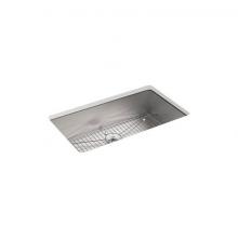Kohler 3821-3-NA - Vault™ 33'' top-/undermount single-bowl kitchen sink