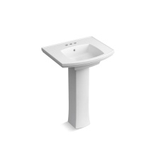 Kohler 24050-4-0 - Kelston® 23-3/4'' rectangular pedestal bathroom sink