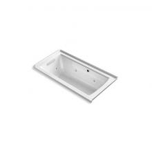 Kohler 1947-LW-0 - Archer® 60'' x 30'' alcove whirlpool bath with Bask® heated surface,