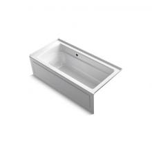 Kohler 1948-RAW-0 - Archer® 66'' x 32'' alcove bath with Bask® heated surface, right dra