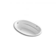 Kohler 6347-GHW-0 - Sunward® 66'' x 42'' drop-in Heated BubbleMassage™ air bath with Bask&#