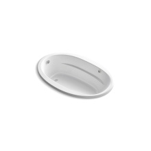 Kohler 6347-GHW-0 - Sunward® 66'' x 42'' drop-in Heated BubbleMassage™ air bath with Bask&#
