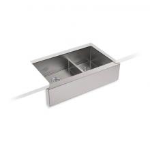 Kohler 5416-NA - Strive® Smart Divide® 35-1/2'' undermount double-bowl farmhouse kitchen sink
