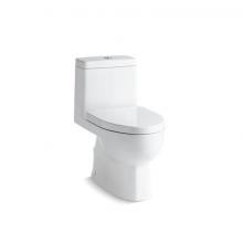 Kohler 3983-S-0 - Reach® One-piece compact elongated toilet with skirted trapway, dual-flush