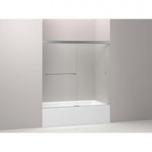 Kohler 707002-L-SHP - Revel® 62'' H sliding bath door with 5/16''-thick glass