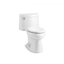 Kohler 3619-0 - Cimarron® One-piece elongated toilet with concealed trapway, 1.28 gpf