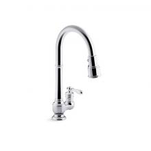 Kohler 99260-CP - Artifacts® Pull-down kitchen sink faucet with three-function sprayhead
