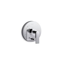 Kohler T73117-4-CP - Composed® Rite-Temp® valve trim with push-button diverter and lever handle