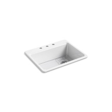 Kohler 8668-3A1-0 - Riverby® 27'' top-mount single-bowl kitchen sink