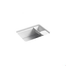 Kohler 8668-5UA2-0 - Riverby® 27'' undermount single-bowl workstation kitchen sink