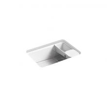 Kohler 8668-5UA2-0 - Riverby® 27'' undermount single-bowl workstation kitchen sink