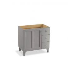 Kohler 99533-LGR-1WT - Poplin® 36'' bathroom vanity cabinet