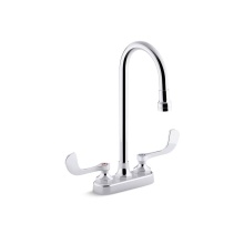 Kohler 400T70-5ANL-CP - Triton® Bowe® 0.5 gpm centerset bathroom sink faucet with laminar flow, gooseneck spout