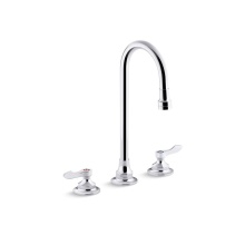 Kohler 800T70-4ANA-CP - Triton® Bowe® 0.5 gpm widespread bathroom sink faucet with aerated flow, gooseneck spout