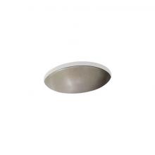Kohler 77635-SSP - Shagreen Caxton® 19-1/4'' oval undermount bathroom sink, no overflow