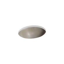 Kohler 77635-SSP - Shagreen Caxton® 19-1/4'' oval undermount bathroom sink, no overflow