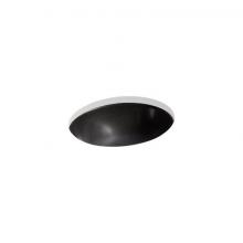 Kohler 77635-TB2 - Shagreen Caxton® 19-1/4'' oval undermount bathroom sink, no overflow