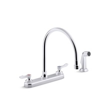 Kohler 810T71-4AHA-CP - Triton® Bowe® 1.5 gpm kitchen sink faucet with 9-5/16'' gooseneck spout, match