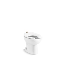 Kohler 96059-SS-0 - Juvenile™ Ultra Floor-mount top spud antimicrobial flushometer bowl