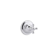 Kohler T72770-3-CP - Artifacts® MasterShower® transfer valve trim with cross handle