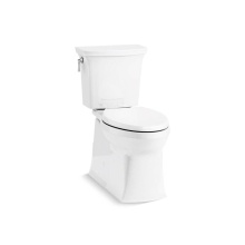 Kohler 5709-0 - Corbelle® ContinuousClean XT two-piece elongated toilet with skirted trapway, 1.28 gpf