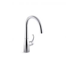 Kohler 22034-CP - Simplice® Single-handle bar sink faucet