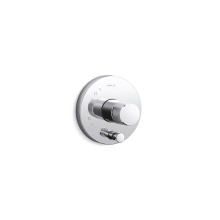 Kohler T78016-8-CP - Components® Rite-Temp® valve trim with Oyl handle and diverter