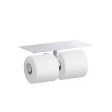 Kohler 78384-CP - Components® Covered double toilet paper holder