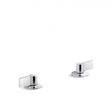 Kohler 77990-4-CP - Components® Deck-mount bath faucet handles with Lever design