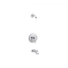 Kohler TLS97074-4-CP - Pitch® Rite-Temp® bath and shower trim kit, without showerhead
