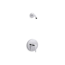 Kohler TLS97077-4-CP - Pitch® Rite-Temp® shower trim kit, without showerhead