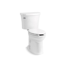 Kohler 25077-SS-0 - Kingston™ Two-piece elongated toilet, 1.28 gpf