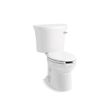 Kohler 25077-SSTR-0 - Kingston™ Two-piece elongated toilet, 1.28 gpf