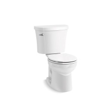 Kohler 25097-SST-0 - Kingston™ Two-piece round-front toilet, 1.28 gpf
