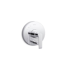 Kohler T97019-4-CP - Avid® Rite-Temp® valve trim with push-button diverter