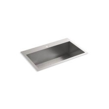 Kohler 80169-1-NA - Vault™ 30-1/2'' x 20'' Top-mount/undermount single-bowl large kitchen sink w