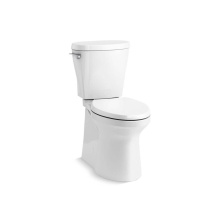 Kohler 20198-0 - Betello® ContinuousClean XT two-piece elongated toilet with skirted trapway, 1.28 gpf