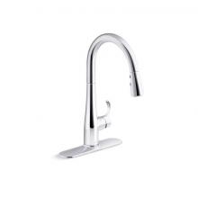 Kohler 22036-CP - Simplice® Touchless pull-down kitchen sink faucet with three-function sprayhead