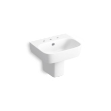 Kohler 77768-8-0 - ModernLife® 21-3/4'' rectangular wall-mount bathroom sink