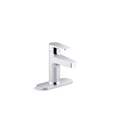 Kohler 74021-4-CP - Taut® Single-handle bathroom sink faucet, 1.2 gpm