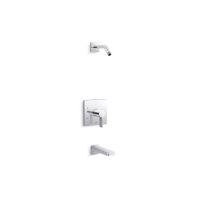 Kohler TLS23502-4-CP - Parallel® Rite-Temp® bath and shower trim kit, without showerhead