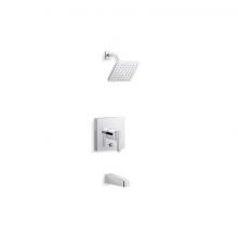 Kohler T99763-4G-CP - Honesty® Rite-Temp® bath and shower trim kit with push-button diverter, 1.75 gpm