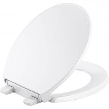 Kohler 24494-A-0 - Border® ReadyLatch® Quiet-Close™ round-front toilet seat with antimicrobial agent